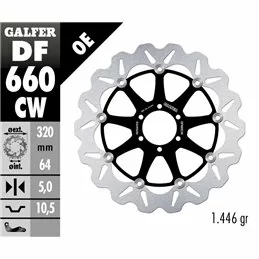 Galfer DF660CW Disco de Freno Wave Flotante