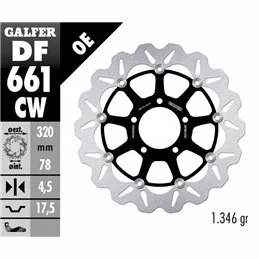 Galfer DF661CW Brake Disc Wave Floating