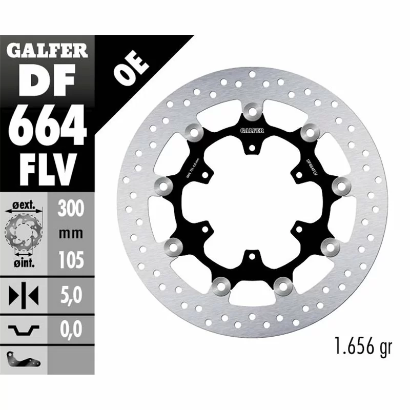 Galfer DF664FLV Disco Freno Wave Flottante