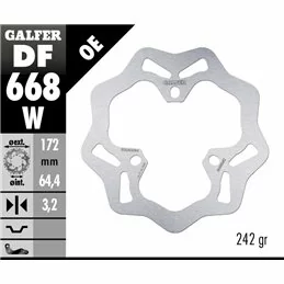 Galfer DF668W Disco Freno Wave Fisso