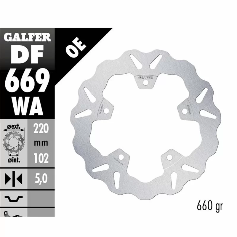 Galfer DF669WA Disco De Frebo Wave Fijo