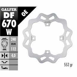 Galfer DF670W Disco Freno Wave Fisso