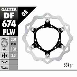 Galfer DF674FLW Bremsscheibe Wave Schwimmend