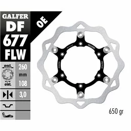 Galfer DF677FLW Bremsscheibe Wave Schwimmend