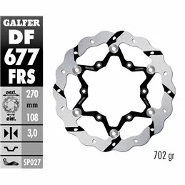 Galfer DF677FRS Brake Disc Wave Floating