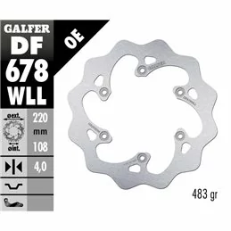 Galfer DF678WLL Disque De Frein Wave Fixe