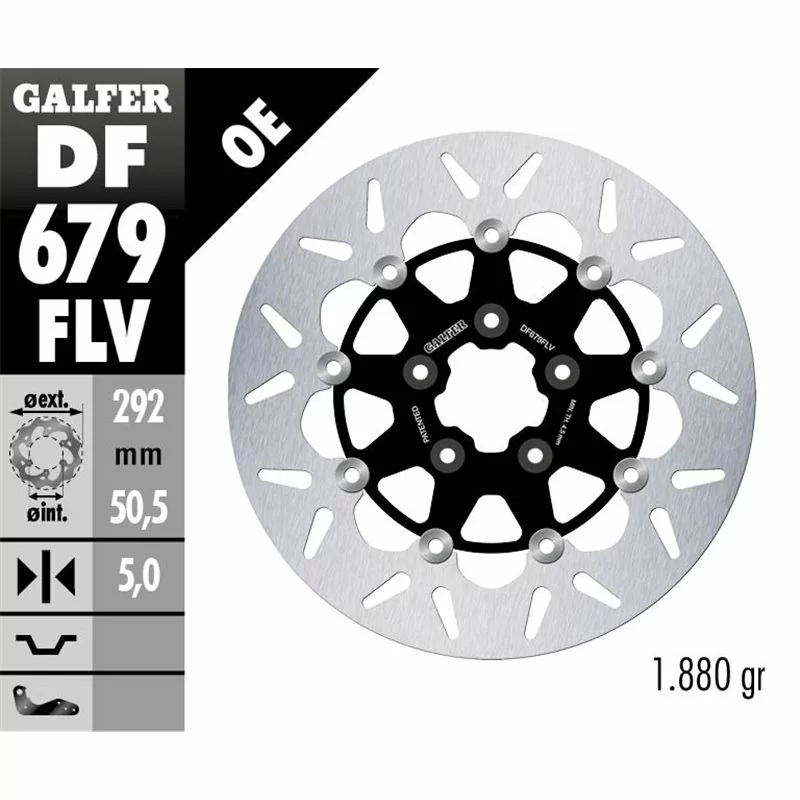 Galfer DF679FLV Disco Freno Wave Flottante