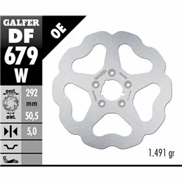 Galfer DF679W Brake Disco Wave Fixed