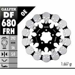 Galfer DF680FRH Brake Disc Wave Floating