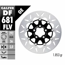 Galfer DF681FLV Disque de Frein Wave Flottant