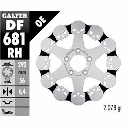 Galfer DF681RH Bremsscheibe Wave Fixiert