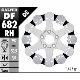 Galfer DF682RH Bremsscheibe Wave Fixiert