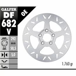 Galfer DF682V Bremsscheibe Wave Fixiert