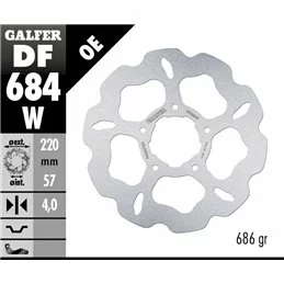 Galfer DF684W Disco Freno Wave Fisso