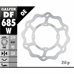 Galfer DF685W Brake Disco Wave Fixed