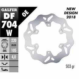 Galfer DF704W Disque De Frein Wave Fixe