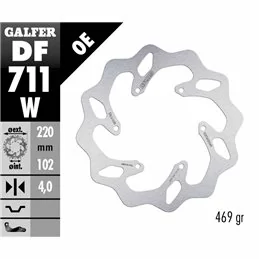 Galfer DF711W Brake Disco Wave Fixed