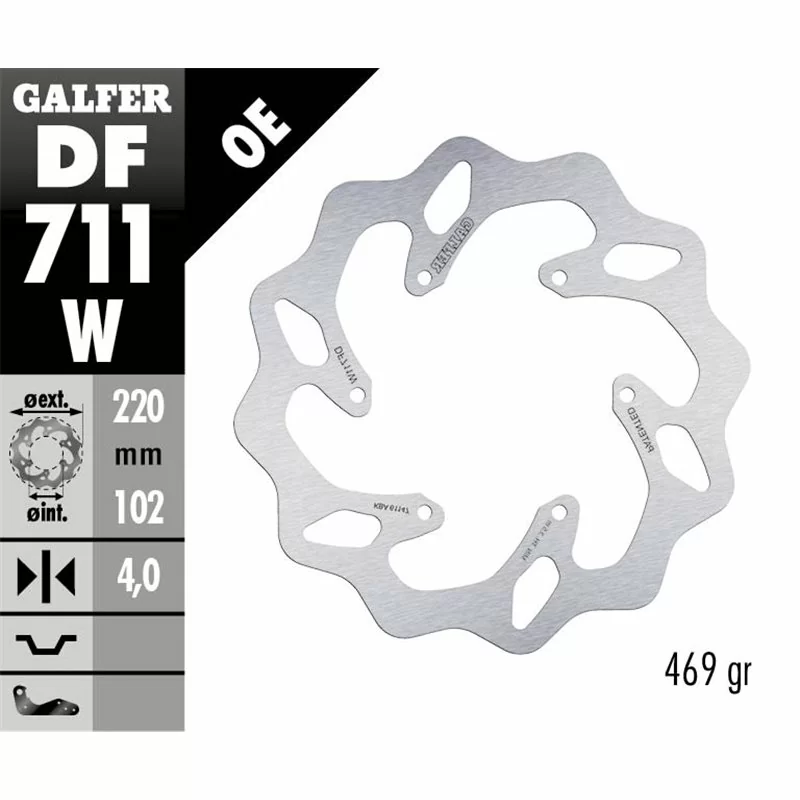 Galfer DF711W Disco Freno Wave Fisso