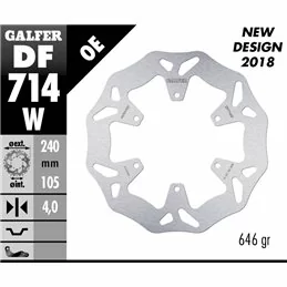 Galfer DF714W Bremsscheibe Wave Fixiert