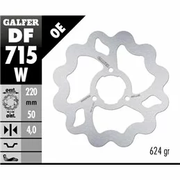 Galfer DF715W Disque De Frein Wave Fixe