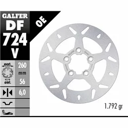 Galfer DF724V Bremsscheibe Wave Fixiert