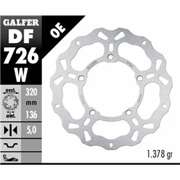 Galfer DF726W Disco De Frebo Wave Fijo