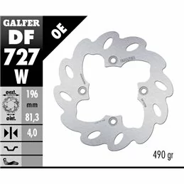 Galfer DF727W Brake Disco Wave Fixed