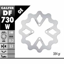 Galfer DF730W Brake Disco Wave Fixed