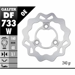 Galfer DF733W Bremsscheibe Wave Fixiert