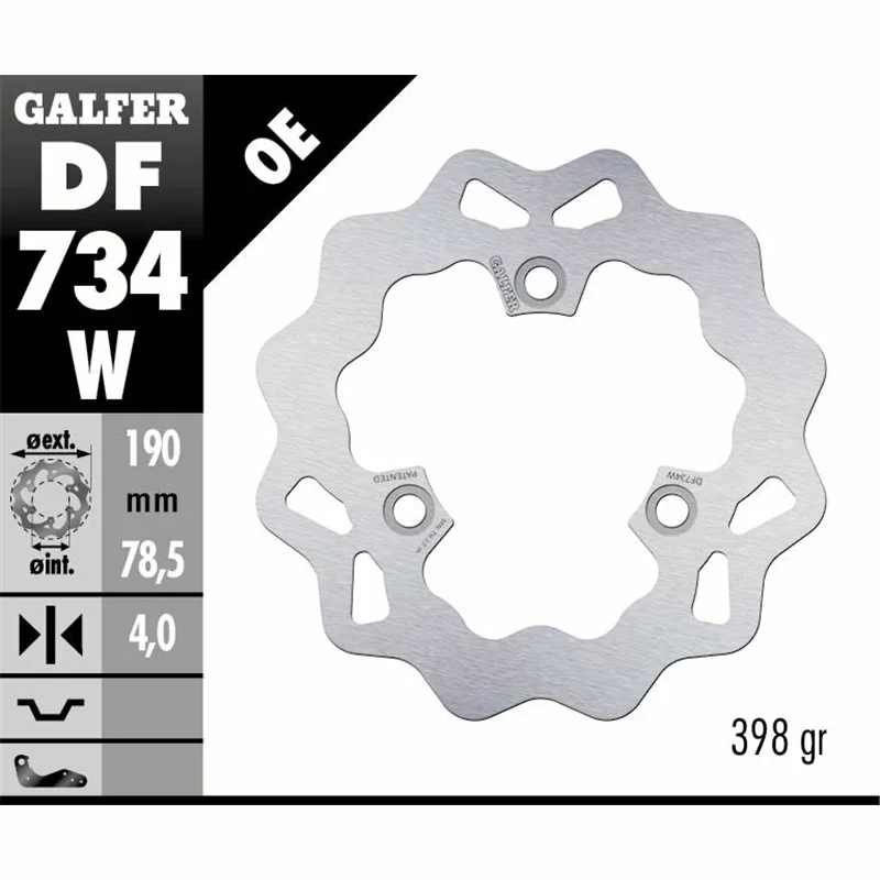 Galfer DF734W Disco Freno Wave Fisso