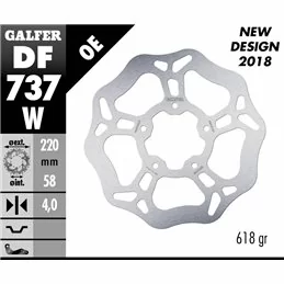 Galfer DF737W Disco De Frebo Wave Fijo