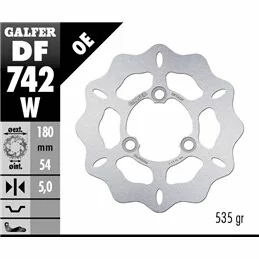 Galfer DF742W Bremsscheibe Wave Fixiert