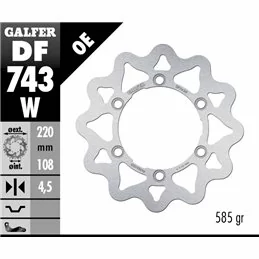 Galfer DF743W Disco Freno Wave Fisso