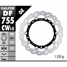 Galfer DF755CWI Brake Disc Wave Floating