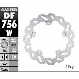 Galfer DF756W Bremsscheibe Wave Fixiert