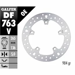 Galfer DF763V Disque De Frein Wave Fixe