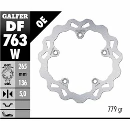 Galfer DF763W Bremsscheibe Wave Fixiert