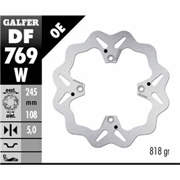 Galfer DF769W Brake Disco Wave Fixed