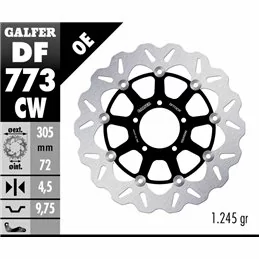 Galfer DF773CW Bremsscheibe Wave Schwimmend