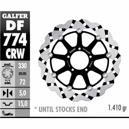 Galfer DF774CRW Bremsscheibe Wave Schwimmend