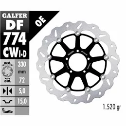 Galfer DF774CWI Brake Disc Wave Floating