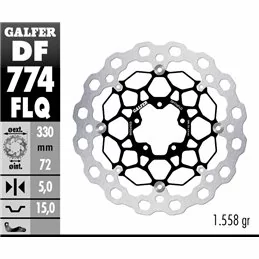 Galfer DF774FLQ Bremsscheibe Wave Schwimmend