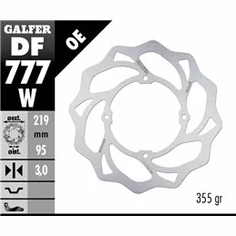 Galfer DF777W Bremsscheibe Wave Fixiert