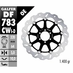 Galfer DF783CWI Disque de Frein Wave Flottant