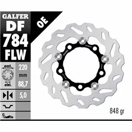 Galfer DF784FLW Bremsscheibe Wave Schwimmend