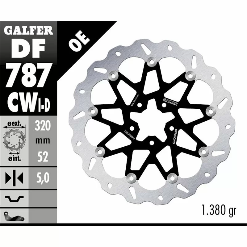 Galfer DF787CWD Disco Freno Wave Flottante