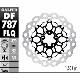 Galfer DF787FLQ Bremsscheibe Wave Schwimmend