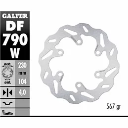 Galfer DF790W Brake Disco Wave Fixed