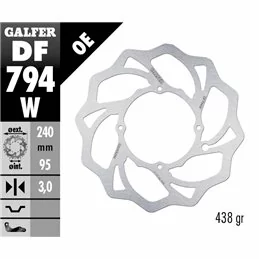 Galfer DF794W Disque De Frein Wave Fixe