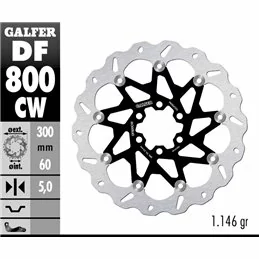 Galfer DF800CW Disco de Freno Wave Flotante